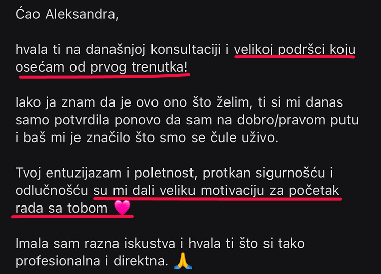 Utisak klijenta 6