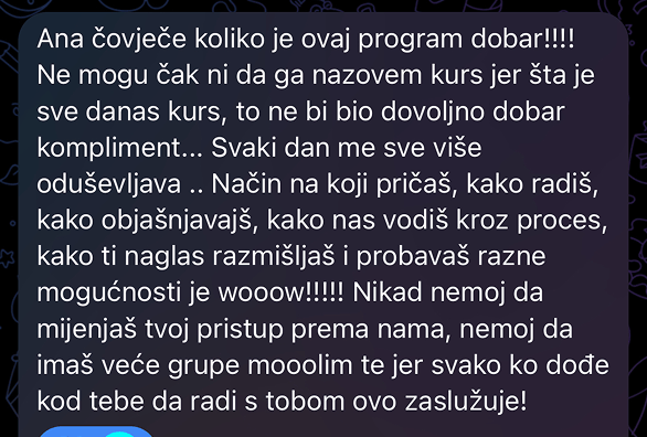 Utisak klijenta 13